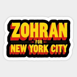 Zohran Mamdani New York Mayor Stickers for Sale | TeePublic